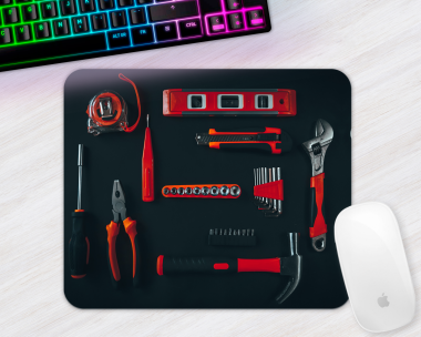 MousePad mit Werkstatt Motiv Variante 2